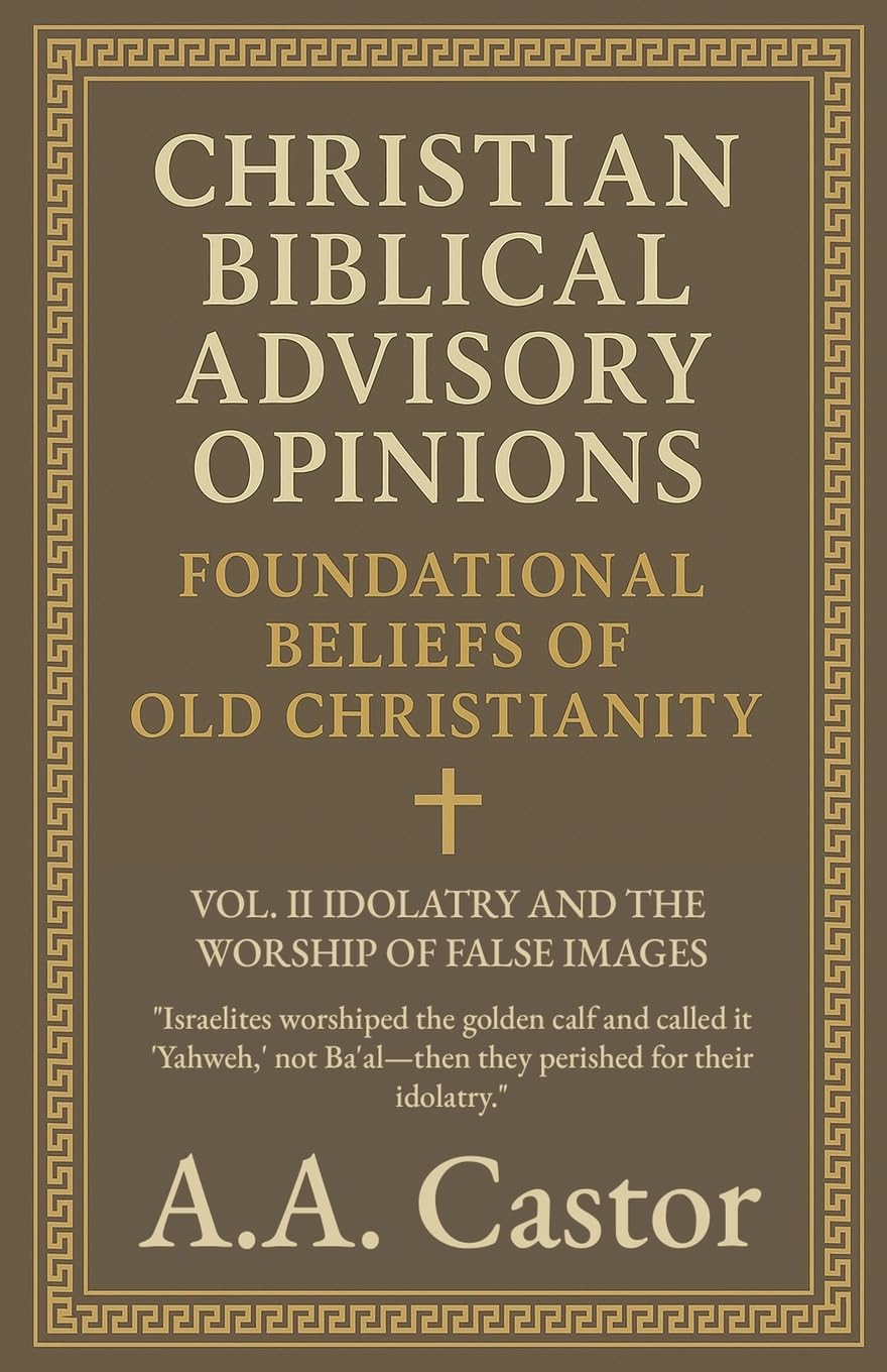 Christian Biblical Advisory Opinions: Vol. II - Idolatry and the Worship of False Images (2) (Foundational Beliefs of Old Christianity)