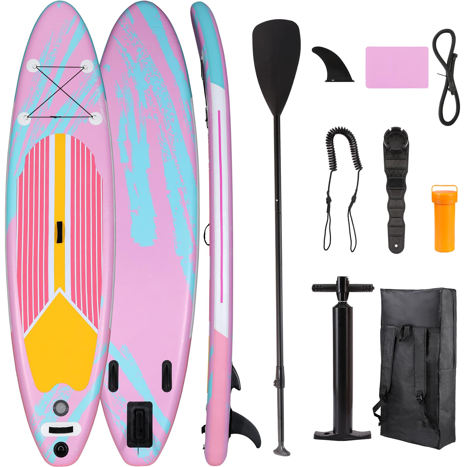 LIFERUN SUP Paddling Board 305 x 76 x 15 cm Stand Up Paddle Set, set completo di accessori premium, per adulti e ragazzi di tutti i livelli, portata fino a 200 kg