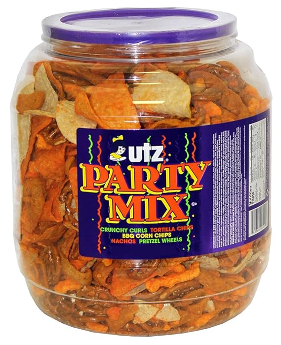 Utz Party Mix, 43 oz Barrel