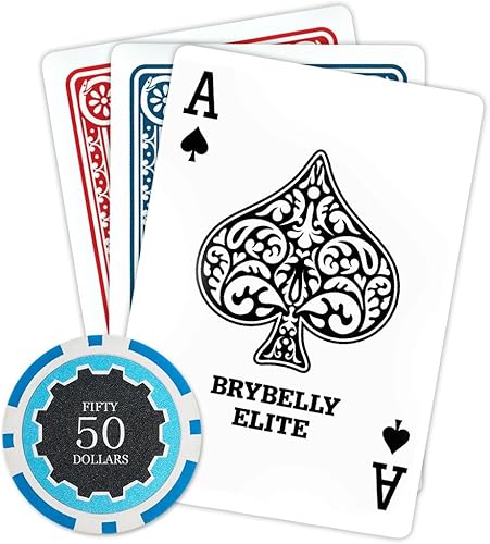 Miniatura 7 de Brybelly Eclipse - Fichas de póquer pesadas de 0.49 oz (0.49 oz), 50 unidades