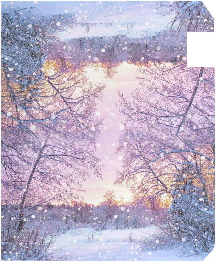 WOOR Winter Magnetic Mailbox Cover Oversized for Garden Yard Outdoor Decorations-20.8" x 25.5"