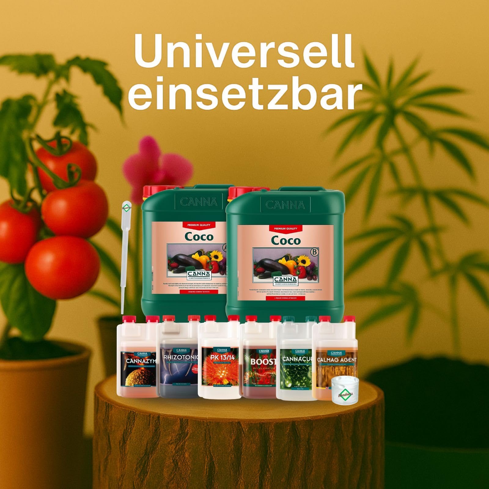 Weedness Canna Coco Dünger Set L – Kit de fertilizantes Coco tamaño L