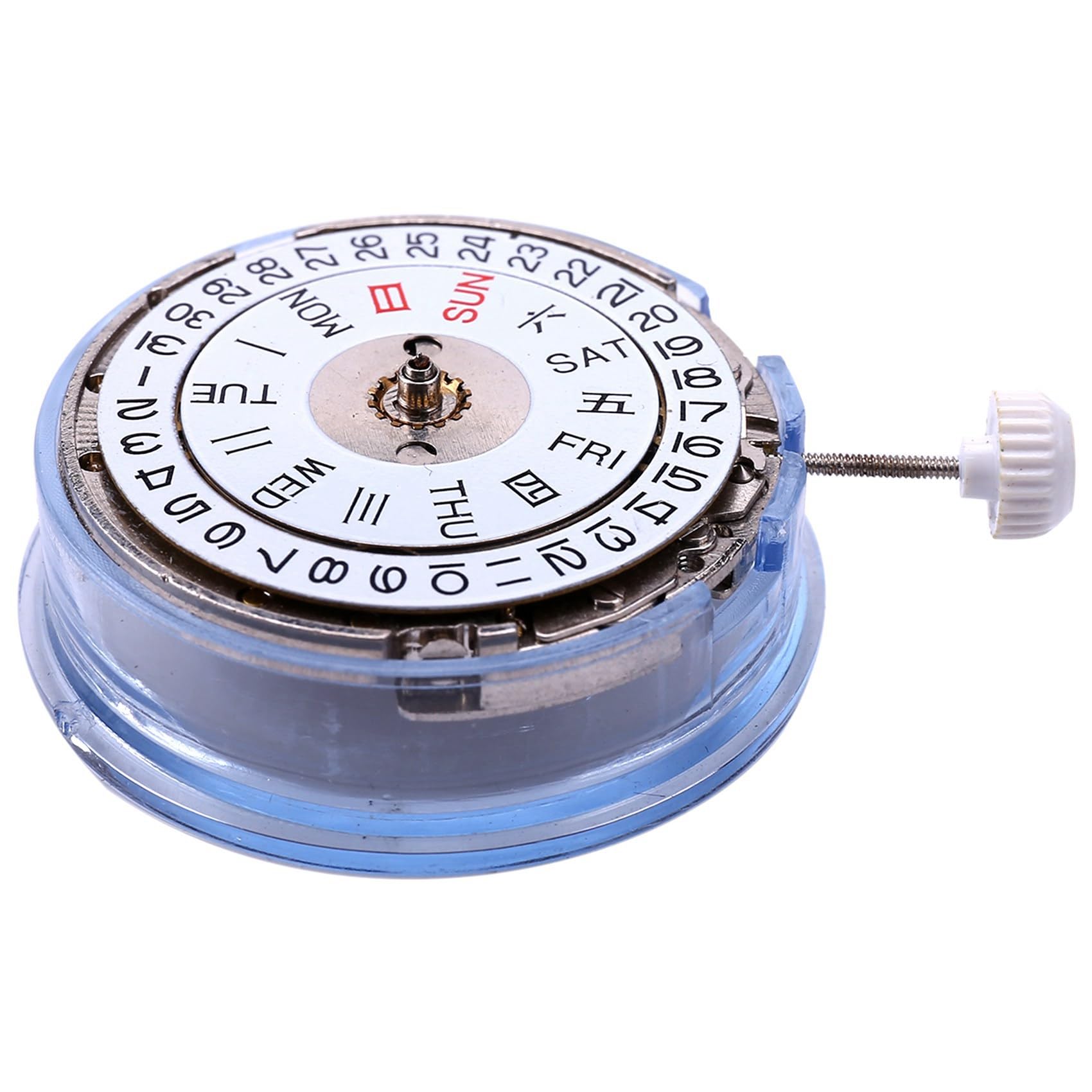 3X Mecánico Automático Movimiento de Reloj con Calendario y Repuestos para Reparación de Relojes Miyota 8205