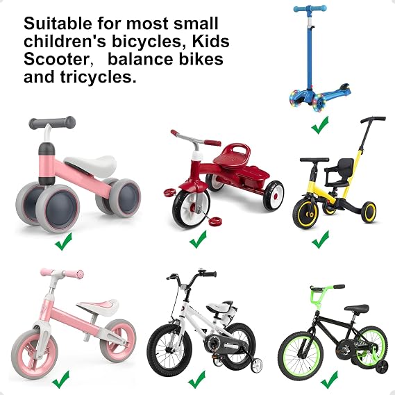 Bicycle Seat and Bell for Kids Bicycle Accessories