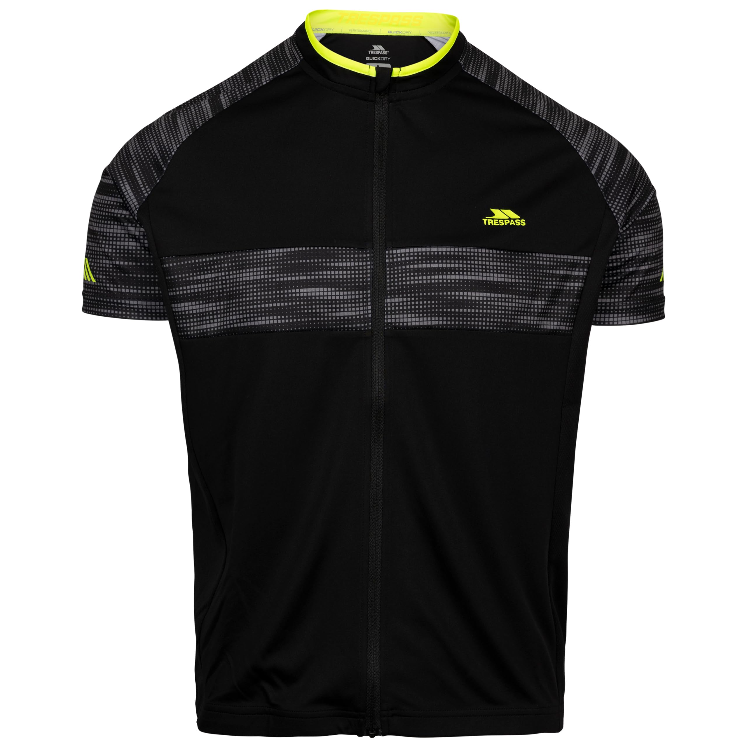 Trespass Men's Black Cycling Top Hazzel