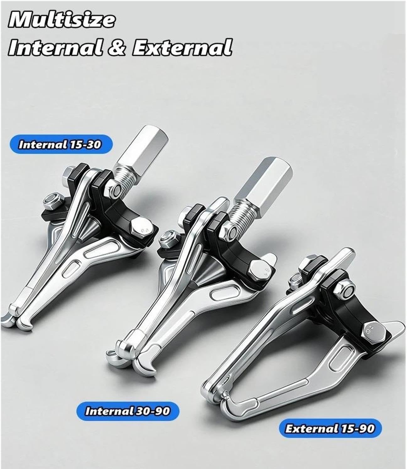 Extractor de Cojinetes Juego Extractor cojinetes Motor multifunción, Kit Herramientas extracción, Martillo Deslizante para reparación Motocicletas Kit de Extractor de Engranajes(15-90)