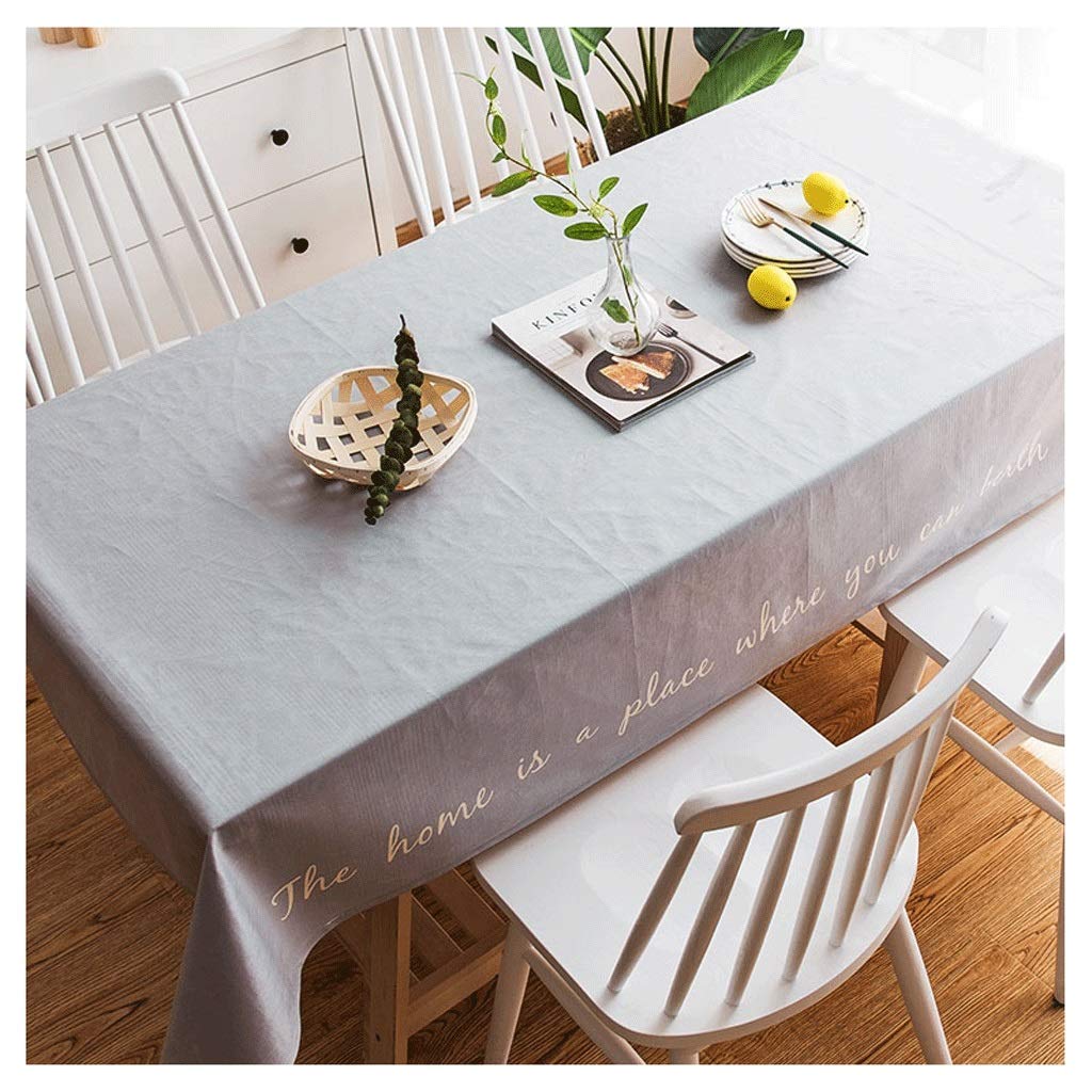 Nappe rectangulaire esprit littéraire et minimaliste 120 * 120 cm