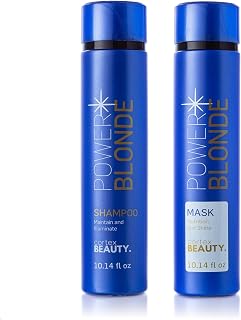 Cortex Beauty Power Blonde | Blonde Perfecting Shampoo & Mask Bundle | 10.14oz