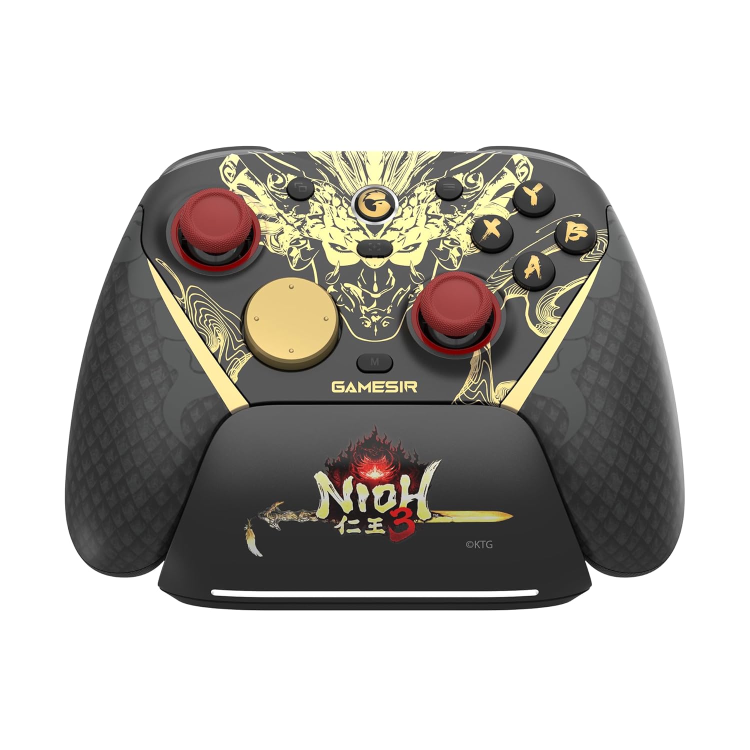 GameSir G7 Pro 8K PC Wireless Controller for Windows with TMR Joysticks, Dual-Mode Trigger Stops, Four Remappable Macro Buttons, 3.5mm Audio Support - Nioh 3