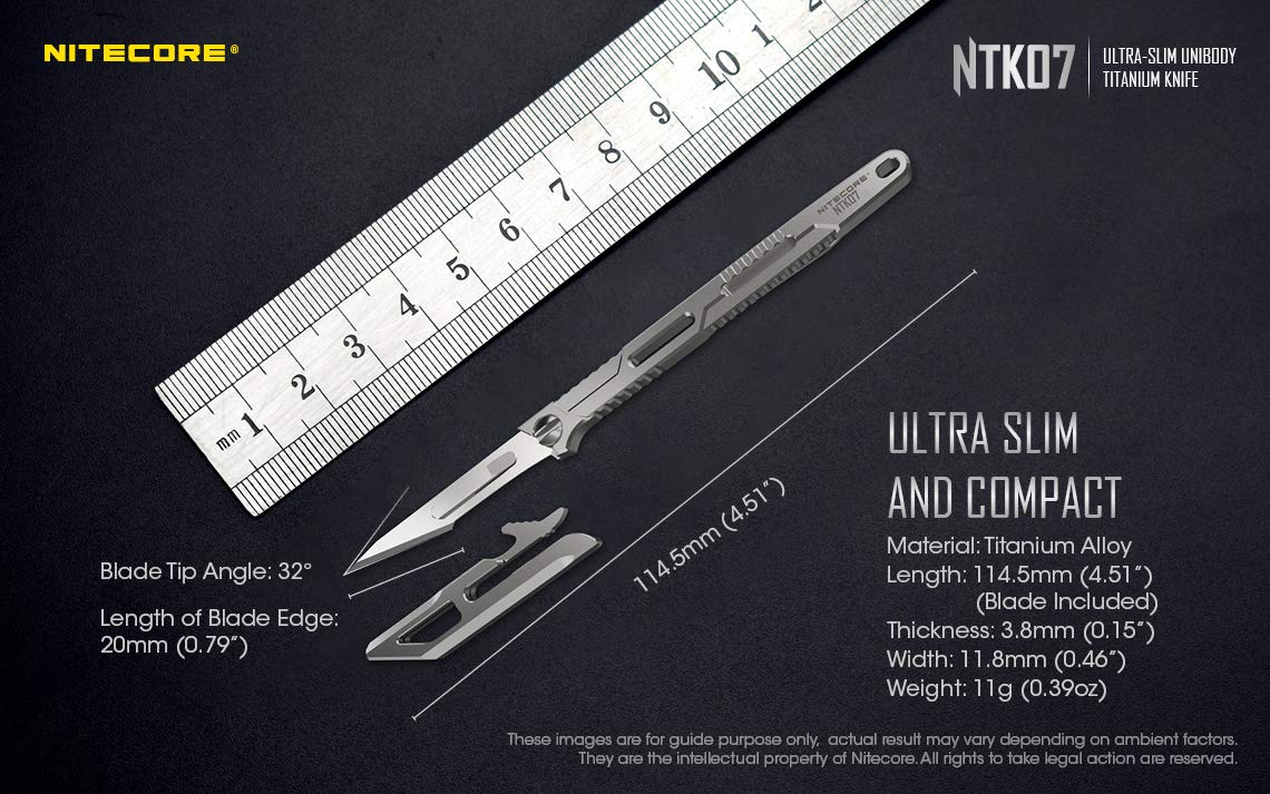Nitecore Titan Knife NTK07 : Amazon.de: DIY & Tools 