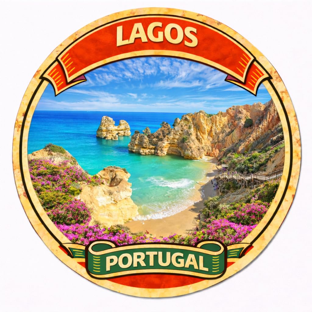 Nomad Charging Box Lagos Portugal Decorative Souvenir Fridge Magnet A0074