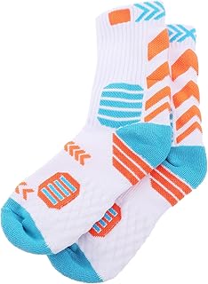 [BRIGHTFUFU] キッズ バスケットボールソックス 1足組 ミドル丈 通気性 快適 丈夫 男の子 女の子 スポーツソックス