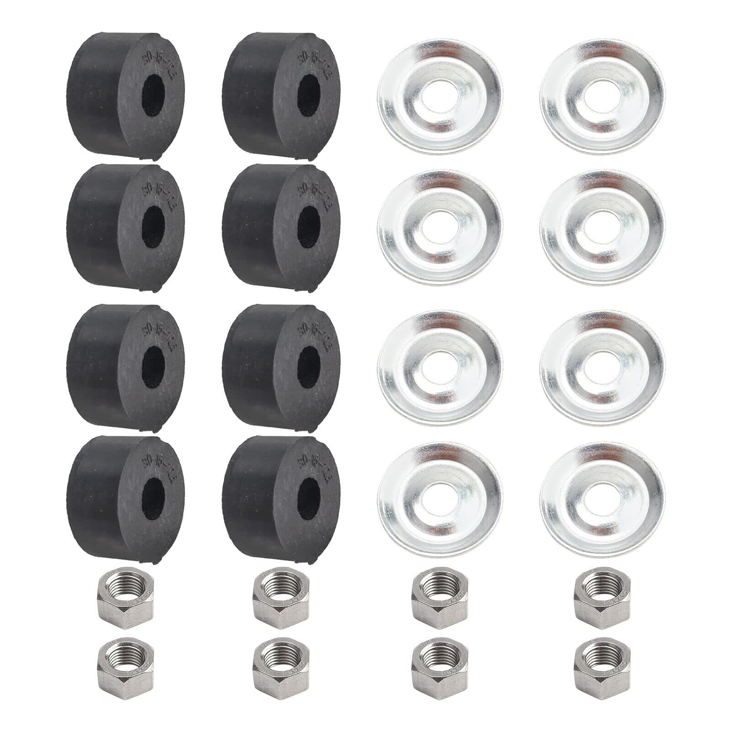 Golf Cart Shock Bushing Kit 1011415 for Club Car DS/Precedent 1982-Up 710412961911 Model_TRD-RST-6909