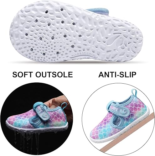 Miniatura 3 de FEETCITY Zapatos deportivos acuáticos para bebés, niños y niñas, calcetines acuáticos de secado rápido para playa, natación, piscina