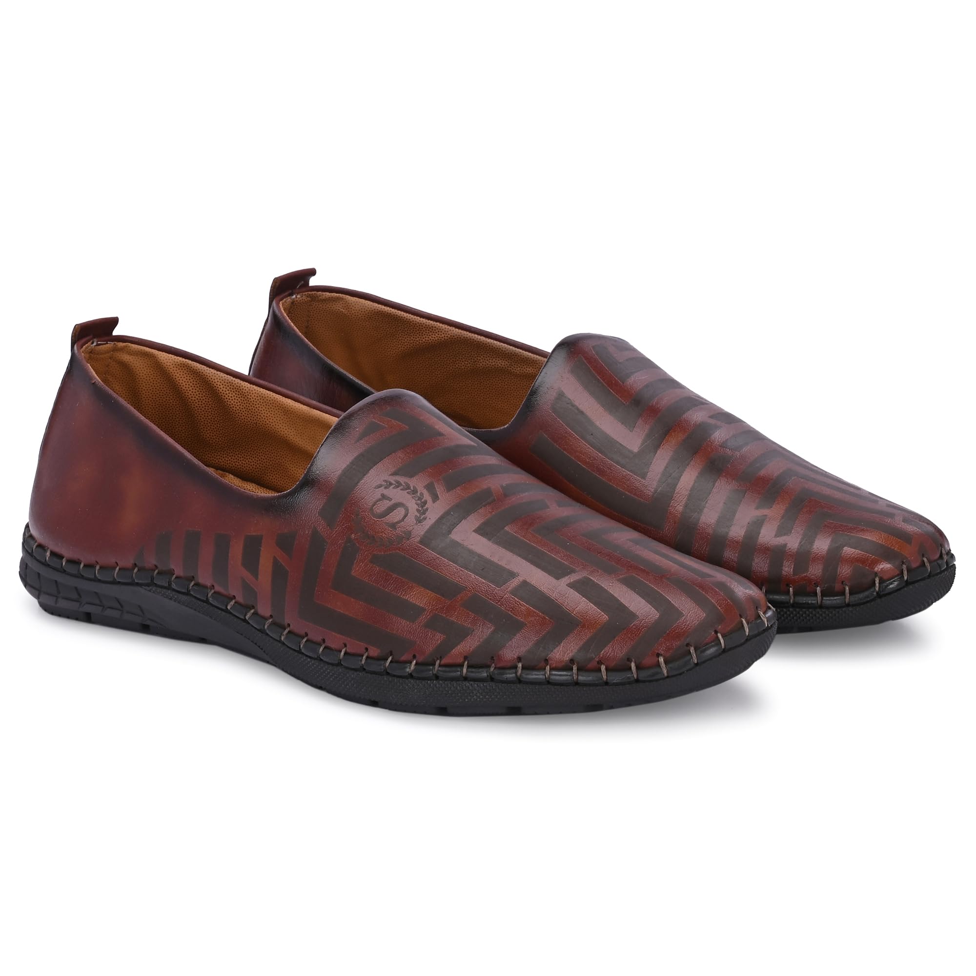 Misty Enterprises Men's Synthetic Fashion Mojari Traditional Wedding Casual Shoes Outdoors for Men-image-13