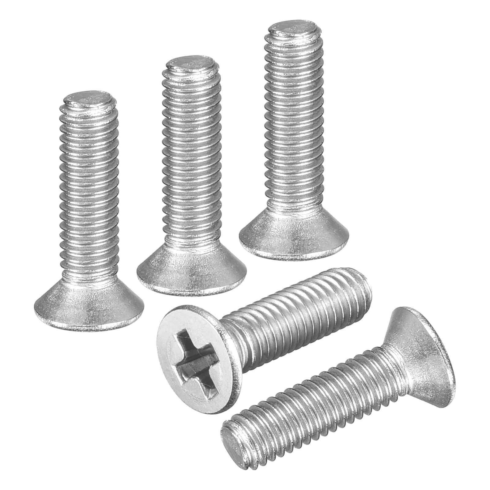 DTGN M2-0.4x8 Flat Head Machine Screws - 200PCS - Good for Electronics and Machinery - 304 Stainless Steel Phillips Countersunk Micro Metric Machine Screw Bolts- Silver โ image 1