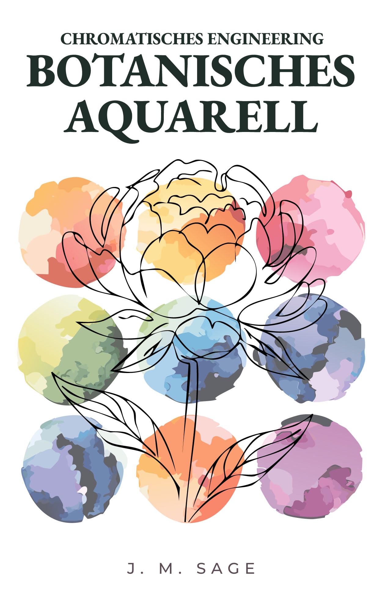 Aquarelle botanique resoudre les problèmes de lumière et de fluides