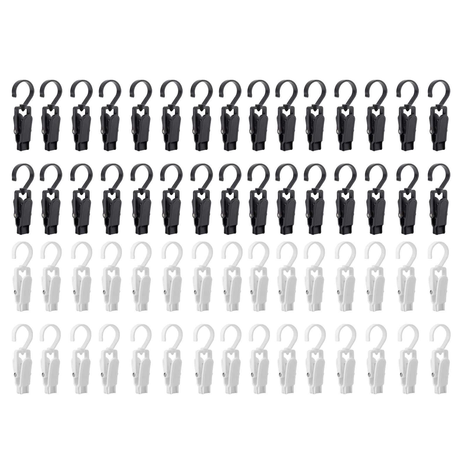 20 PCS Laundry Hooks Clips Clothes Pins Hanging Clip Plastic Hanger 360  Degree Rotating Hook for Home Travel Swivel Hanging Hooks Drying Clip  Shower