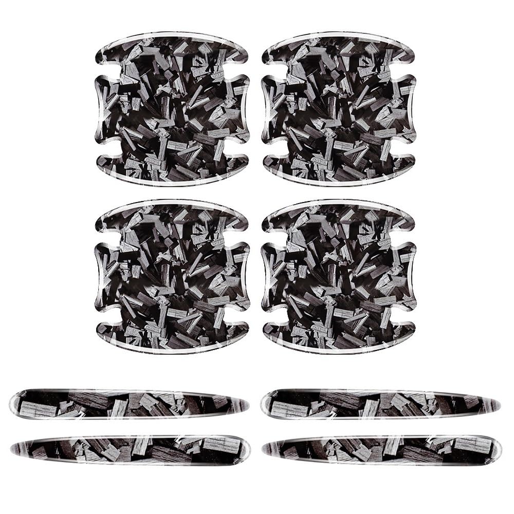 Car Door Handle Protective Stickers for BENZ S Class W220 2000-2006 .