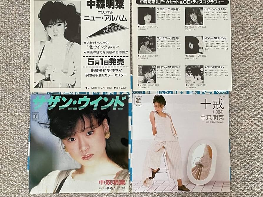 Amazon.co.jp: 中森明菜 EPレコードサザンウインド十戒当時の
