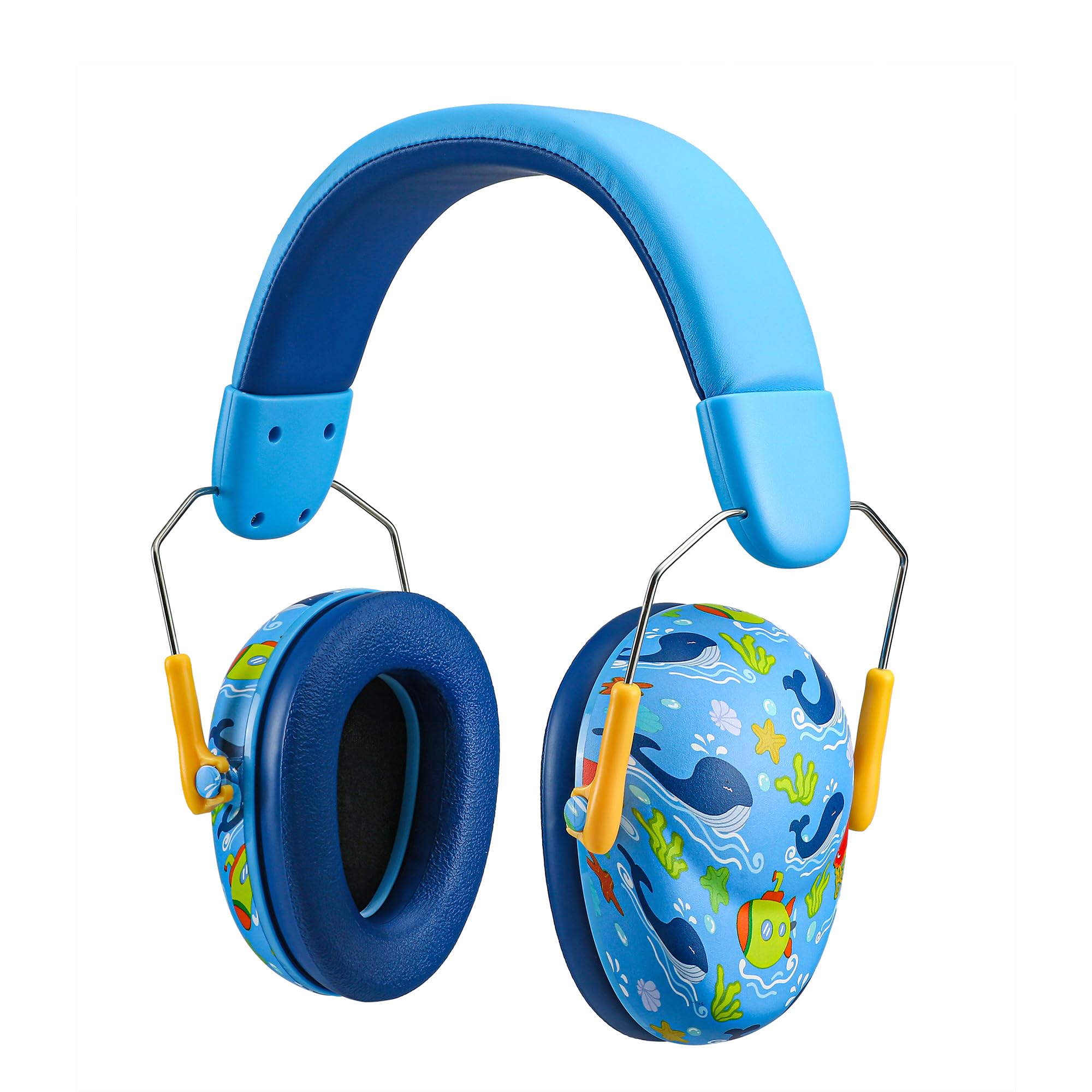 Samaly Unisex Kids Blue-Ocean Kids Ear Defender, Snr 27Db Ear Defenders For Children, Noise Cancelling Headphones Autism, Kids Ear Protection Earmuffs For Fireworks, Concerts, Party(6 Months To 14 Years Old)