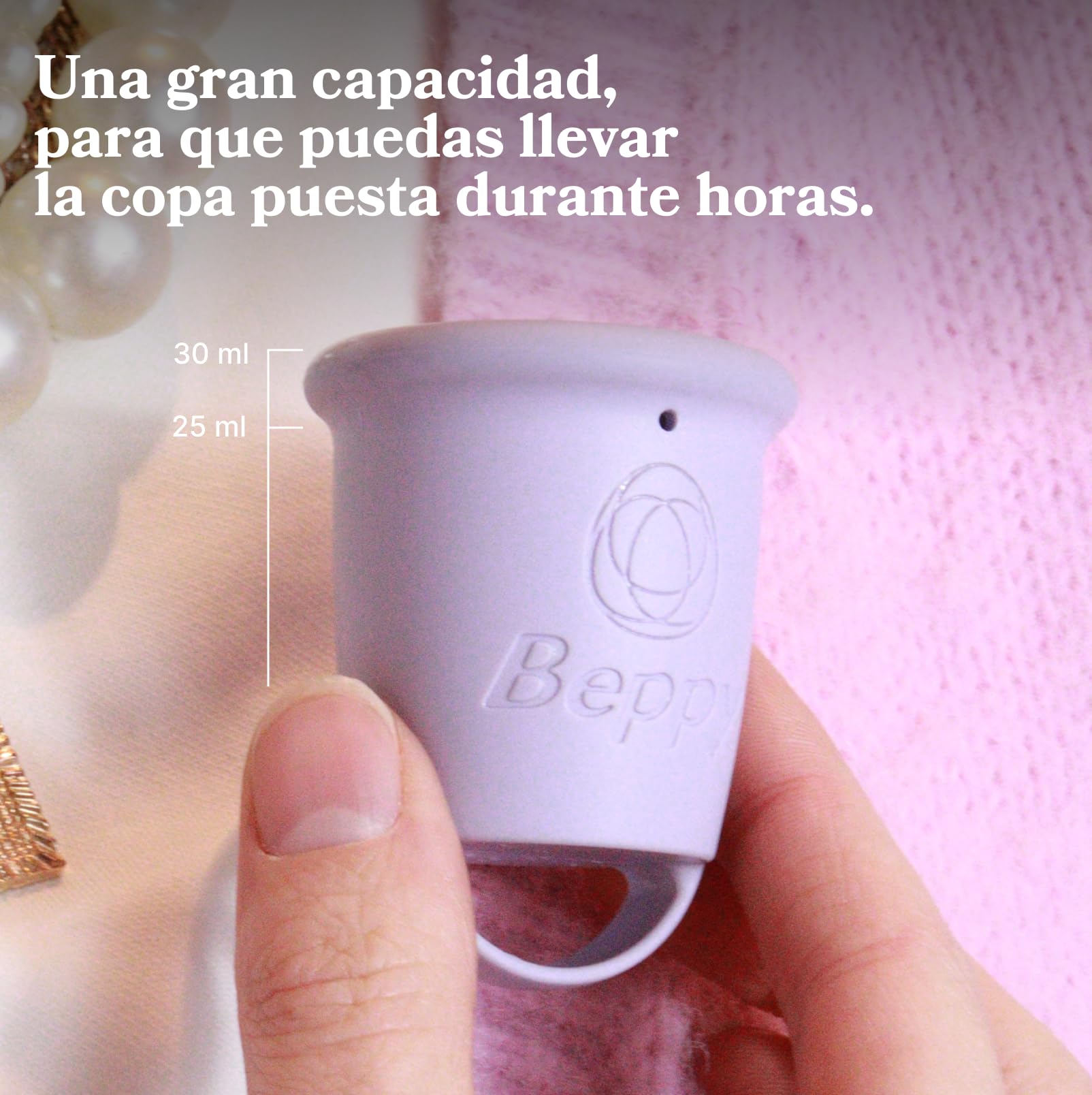 Combo Cotton Candy - Beppy Copa menstrual pack de dos | Copas menstruales sin fugas | Copa menstrual de silicona médica | Beppy Cups