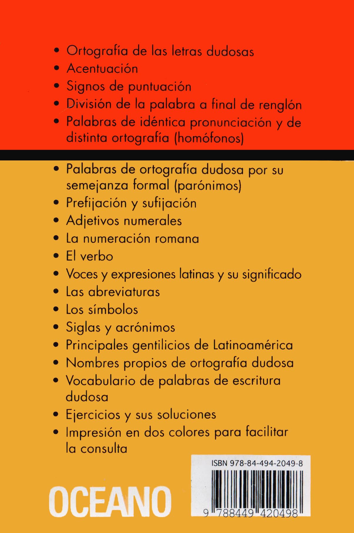 Práctico Ortografia fácil del Español (DICCIONARIOS)