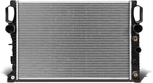 Miniatura 7 de DNA Motoring OEM-RA-2337 Radiador de aluminio de ajuste directo estilo OE compatible con Mercedez C240  C230  SLK280 01-07, 25-58 pulgadas de ancho