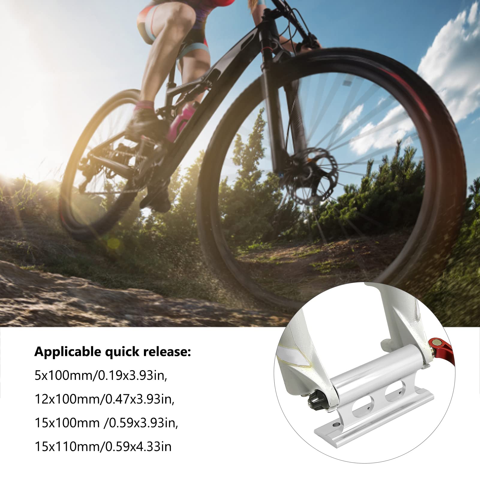 Support De Fourche WEGREAT – Alliage D'aluminium, Dégagement Rapide – Compatible VTT, Route, électrique – Porte-vélos Sur Galerie