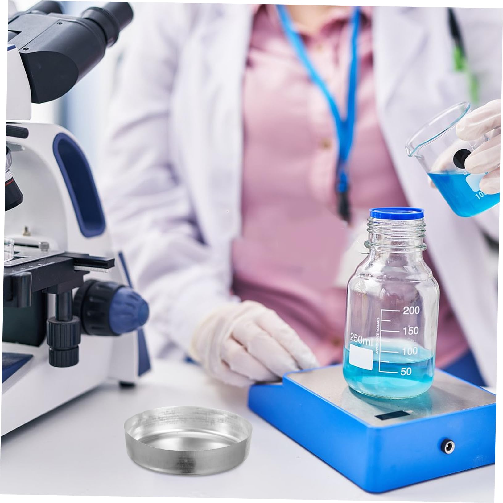 GLEAVI 40stücke Laborschalen Wiegeschalen Für Präzise Messungen Von Pulvern Flüssigkeiten Robust Und Hitzebeständig Praktisch Für Laborbedarf Flacher Boden Für Stabilität