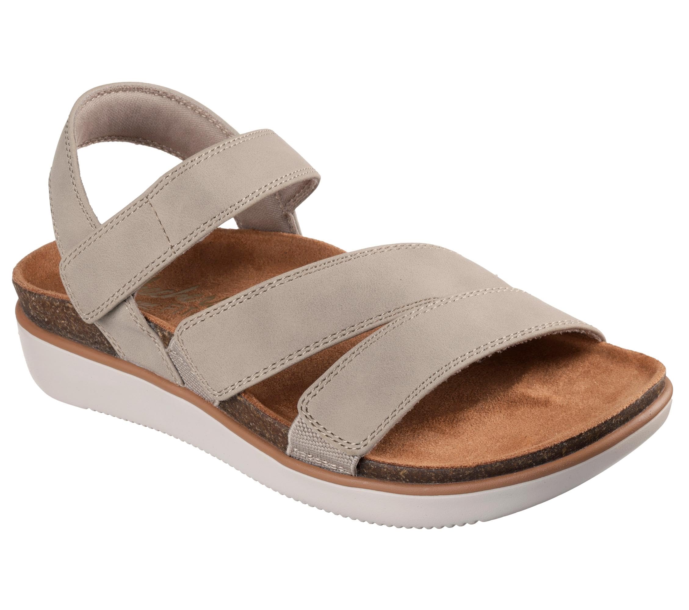 Skechers Sandalias elevadas y cómodas para mujer
