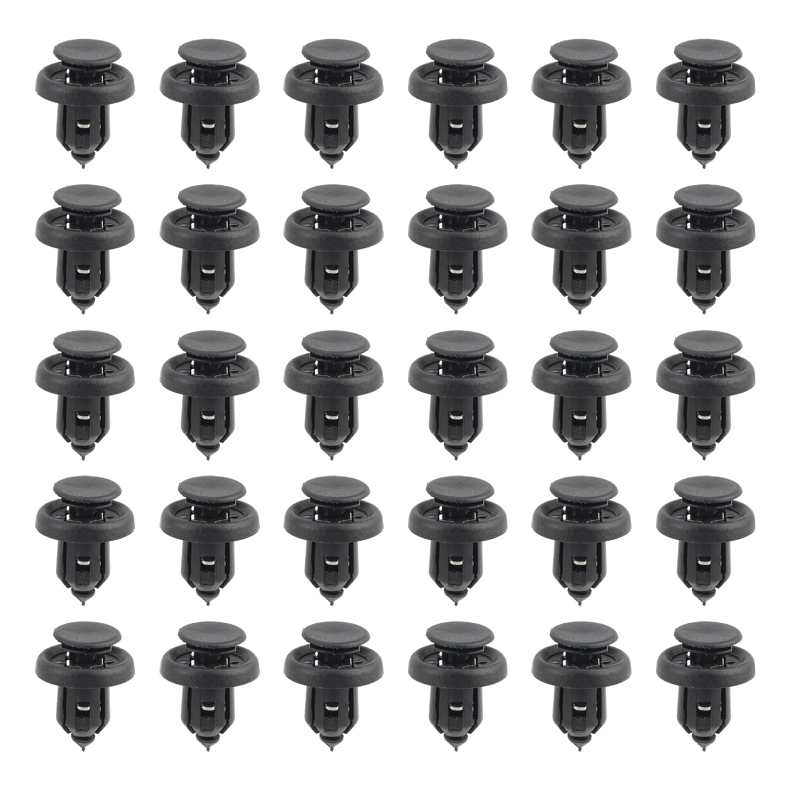 Topkidame 30pcs Front Bumper Push Type Retainer Fender Grille Clips Fits for Honda CR-V Civic Accord for Acura MDX ILX RDX 91505-S9A-003