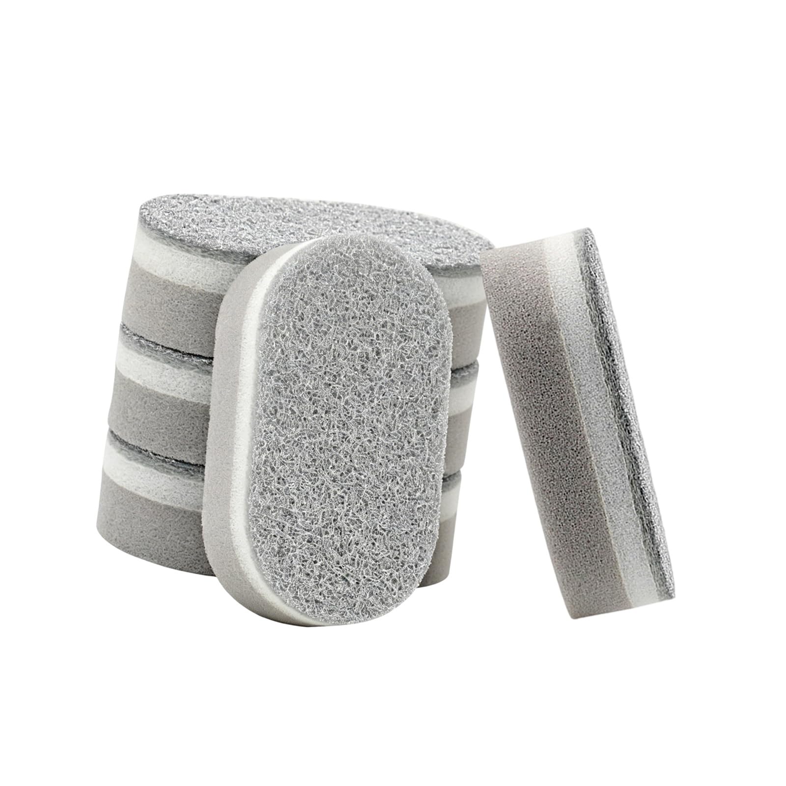 Kalttoy 2 Piece Wash Sponge for Kitchen Cleaning Scouring Tools for Hard Grease and Darkened Food Removal Scrub Sponge