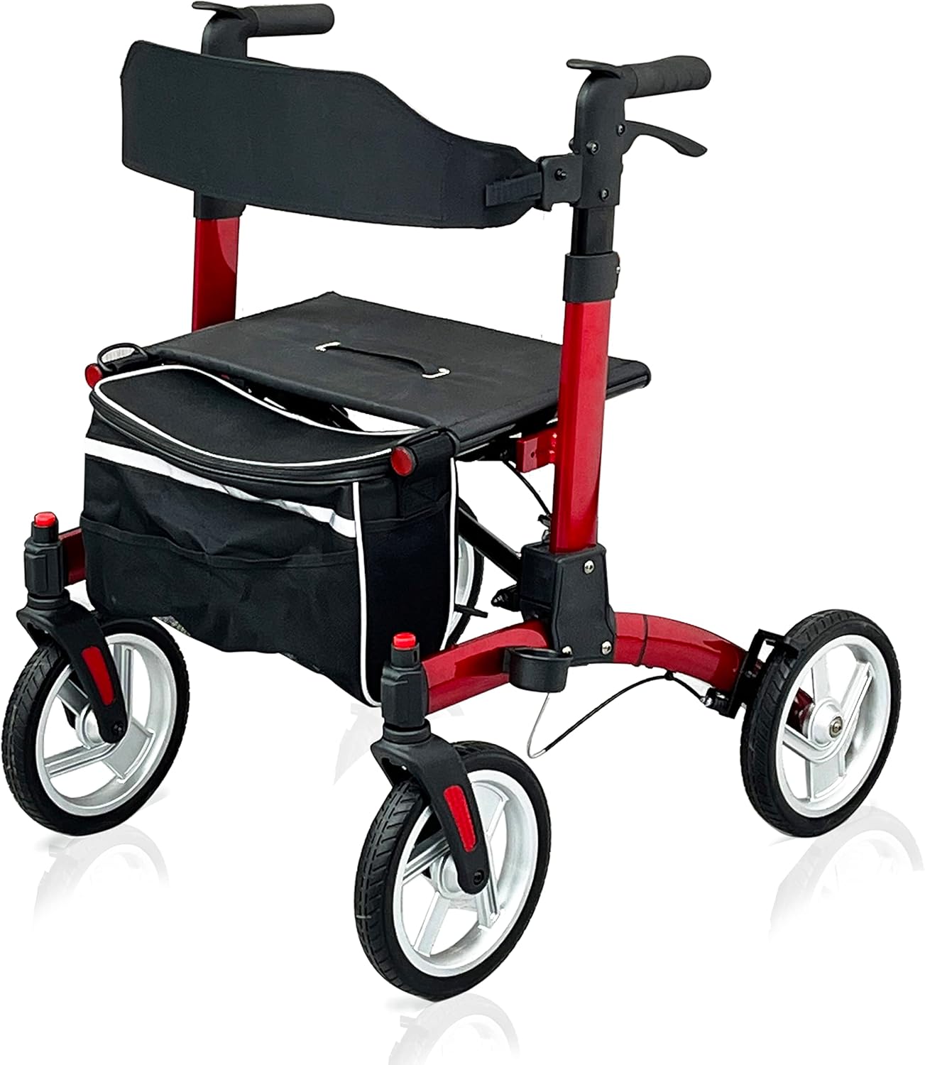 WONDMED Rollator Walkers for Seniors with Hidden Brake
