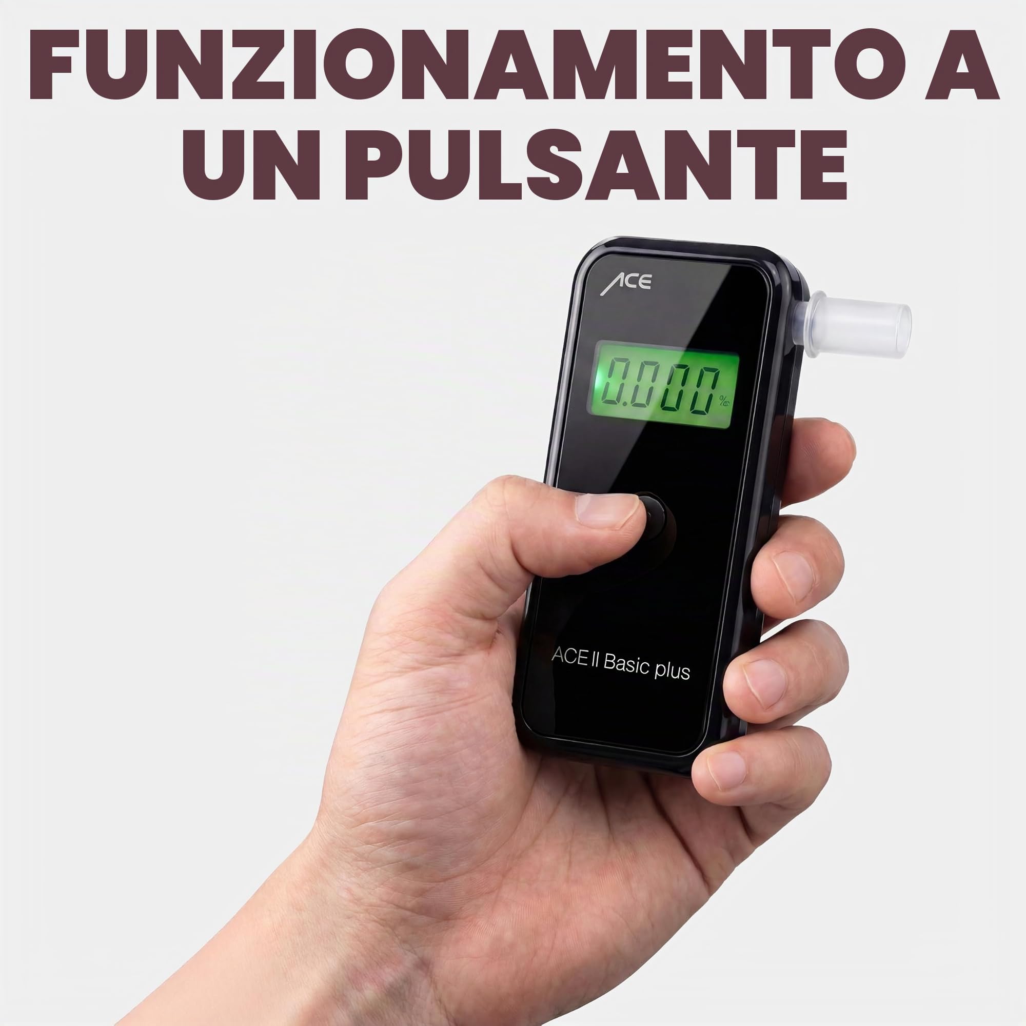 ACE Alcoscan II Basic 0 - 0.4% Nero alcohol testers