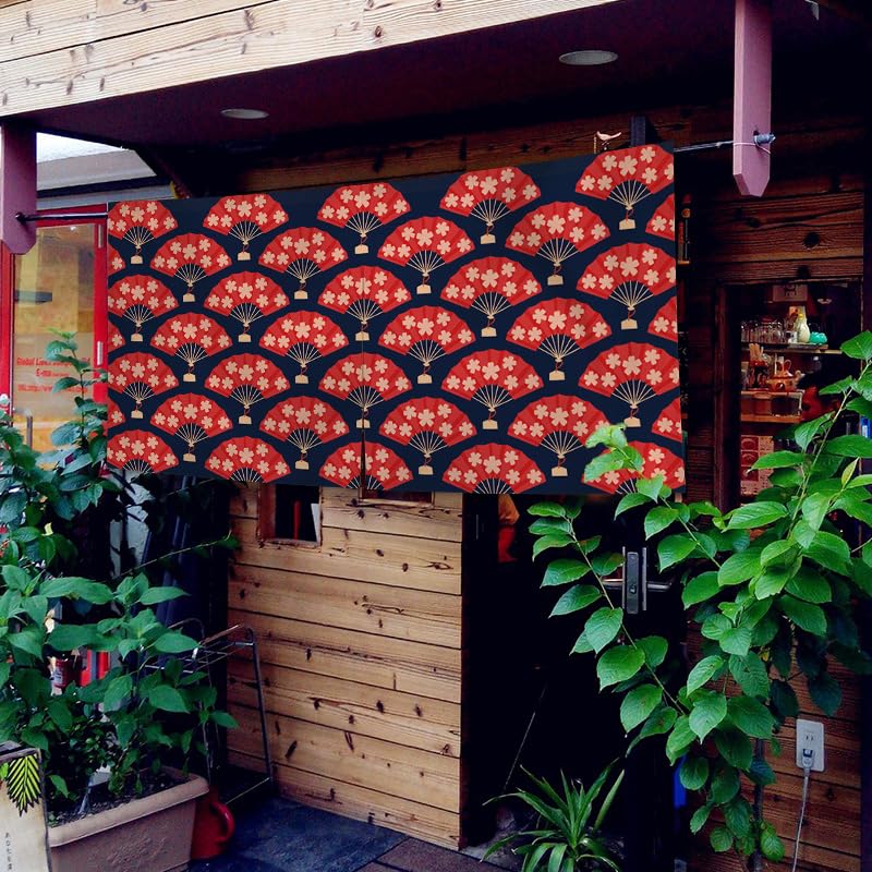 Rideau japonais noren de porte pour créer une ambiance manga dans votre chambre