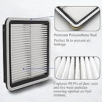 Vista 3 de Filtro de aire del motor CA9997 para Subaru 2008-2016 Impreza, 2009-2018 Forester, 2005-2019 Legacy, 2005-2019 Outback, 2013-2021 WRX, 2006-2007 B9