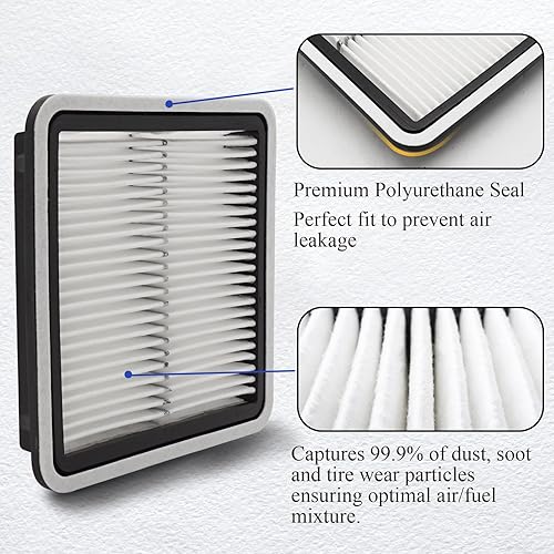 Miniatura 3 de Filtro de aire del motor CA9997 para Subaru 2008-2016 Impreza, 2009-2018 Forester, 2005-2019 Legacy, 2005-2019 Outback, 2013-2021 WRX, 2006-2007 B9