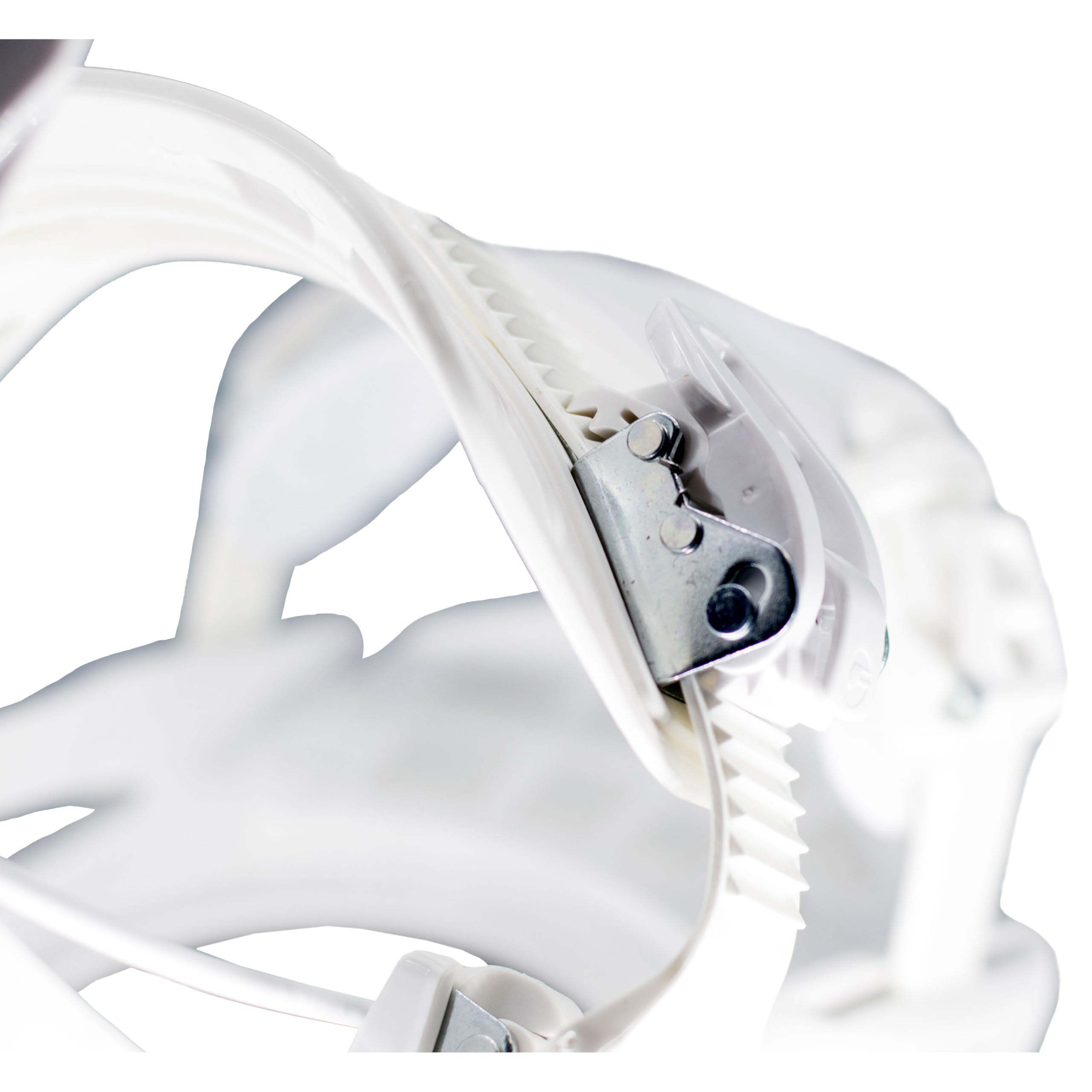 Airtracks Fixation de snowboard Master W Pro Fastec System - Tailles S, M, L (M - Blanc (38-41))