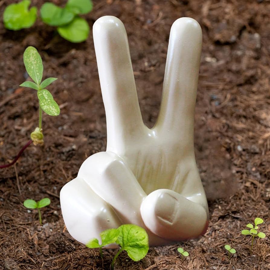 スカルハンドオブジェ　ピースサイン スカルハンドオブジェ ピースサイン Amazon.co.jp: ピースサイン