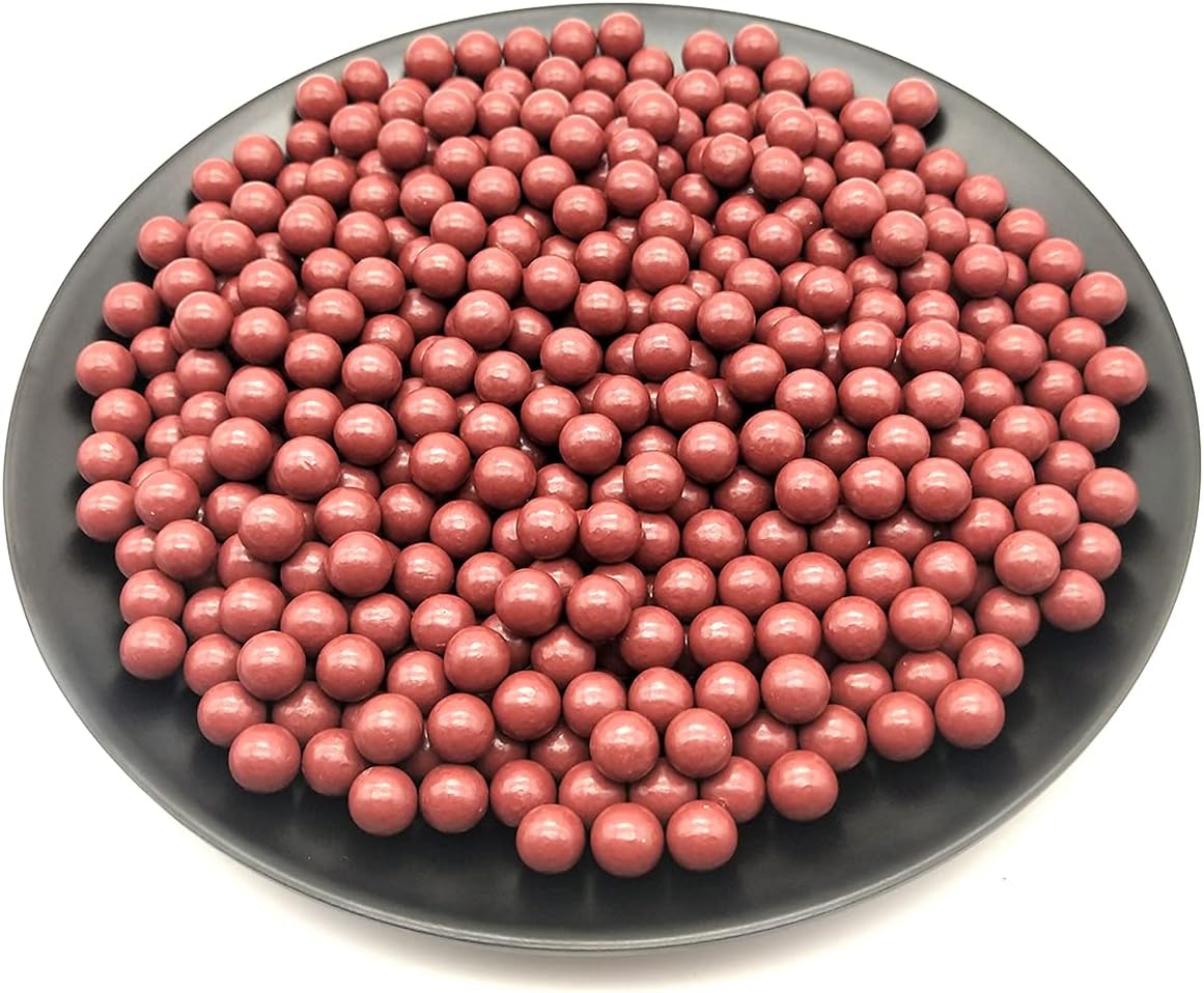 QINGZHENG 1000pcs Slingshot Ammo Ball,Biodegradable Red Clay Ball,with