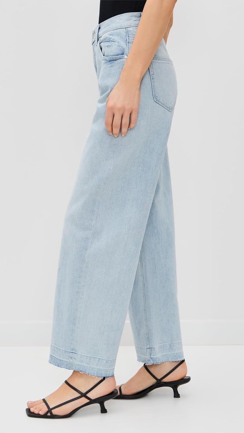 PAIGE Women's Arellia Ankle Jeans Fernanda with Wide Undone Hem - Image 4