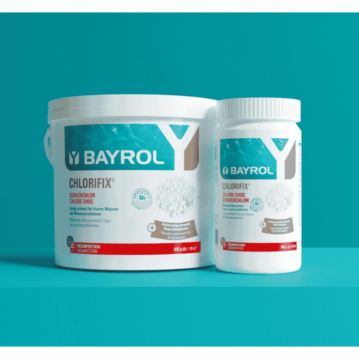 Chlorifix 5,0 kg Eimer von BAYROL - Chlor Mikro Kugeln - Chlorgranulat