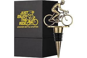 LKKCHER Bicycle Wine Bottle Stopper: An Enchanting Cycling Gift for Men