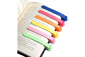 6PCS Silicone Automatic Bookmarks