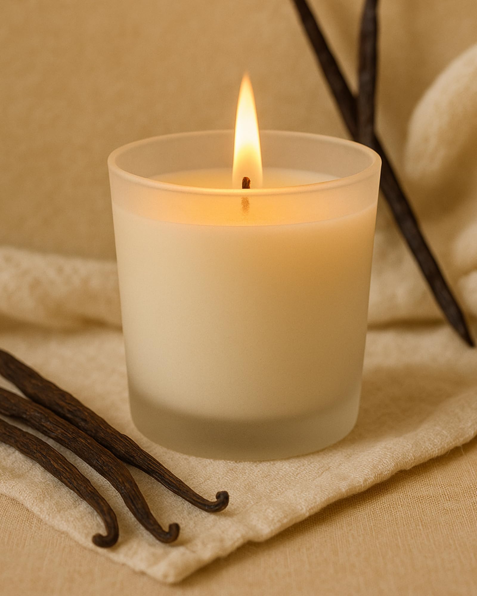 Homesake® Premium Scented Glass Votive Wax Candle with Fragrance, 2.5 Inch, 11 Hour Burn | Diwali Decoration, Christmas, Vanilla | Festive Decor | Diwali Decoration for Home