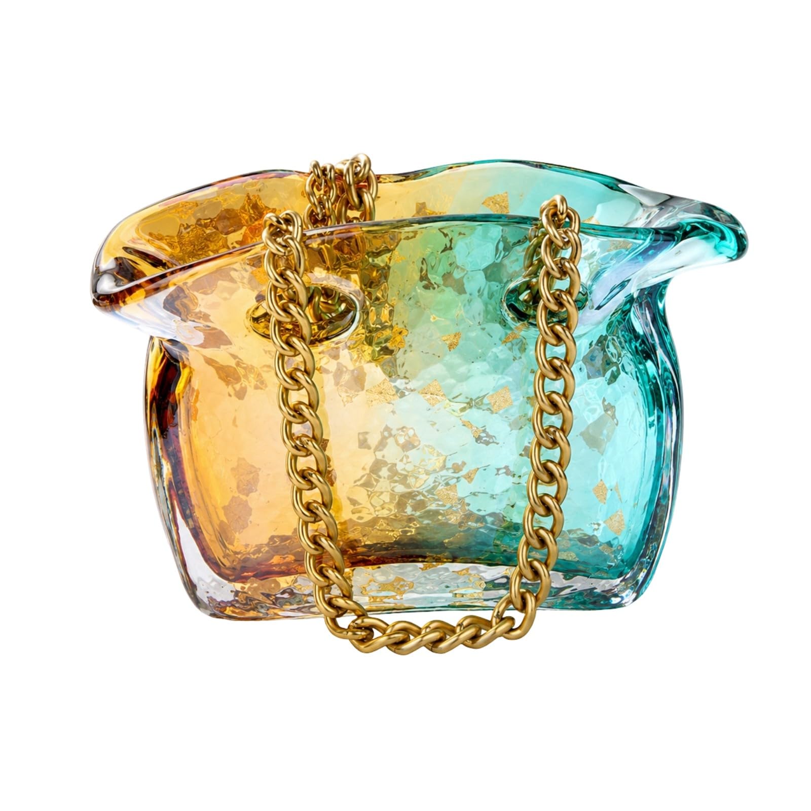 Vases for Flower Glass Handbag Shape Vases Decorative Flower Vase Table Centerpieces for Home Decors Glass Purse for Clear for Centerpieces