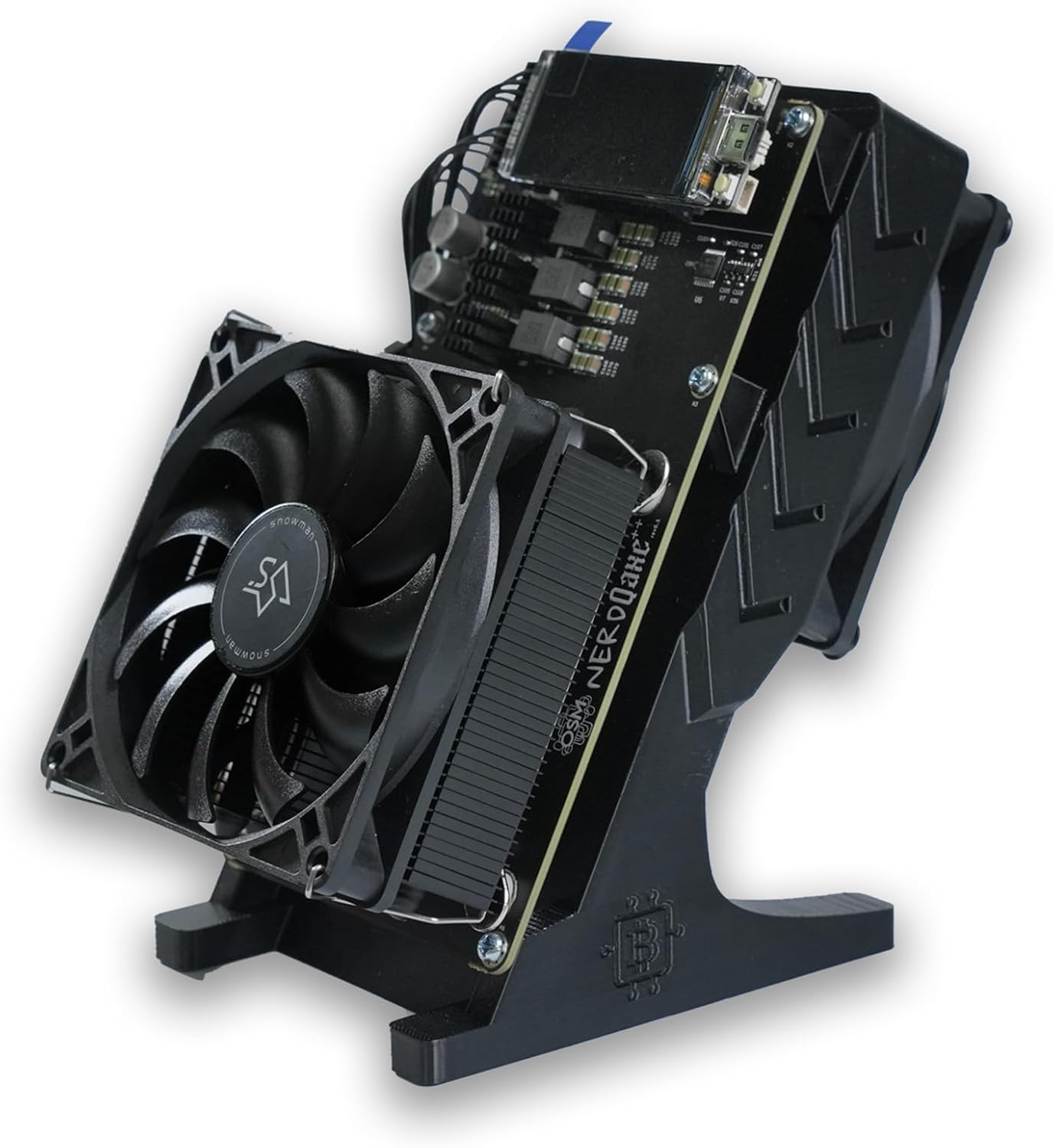 Bitcoin Miner Nerdqaxe++ Rev 6.1 BM1370 ASIC Miner 6TH/s 100W Low Power Lottery Miner Open-Source BTC Miner for Home Office High Efficiency Crypto Currency Miners for BTC Solo Mining Machine