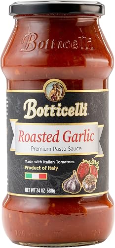 Roasted Garlic Premium Pasta Sauce by Botticelli, 24oz - No Added Sugar - Whole3