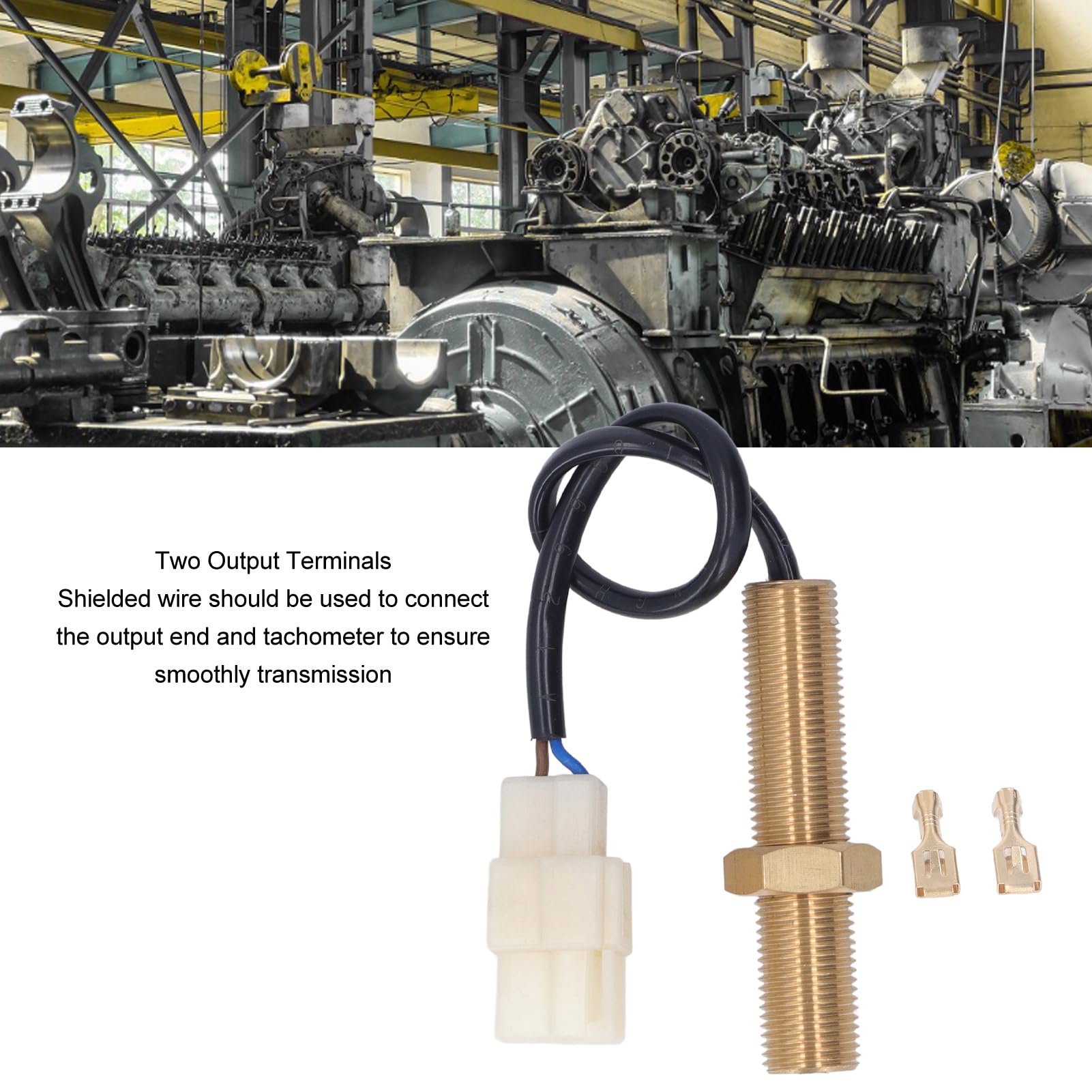 Rotational Speed Sensor M16 Thread IP44 Aluminum Alloy